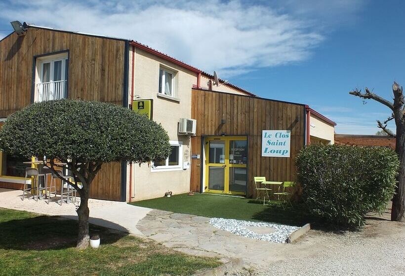 호텔 Logis Hôtel Le Clos Saint Loup