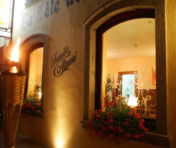 호텔 Logis Hôtel Restaurant La Tête Des Faux