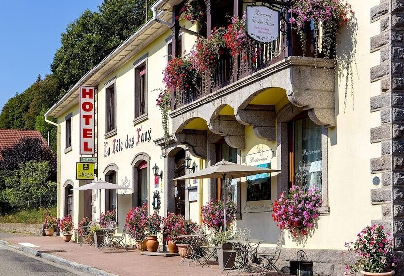 호텔 Logis Hôtel Restaurant La Tête Des Faux