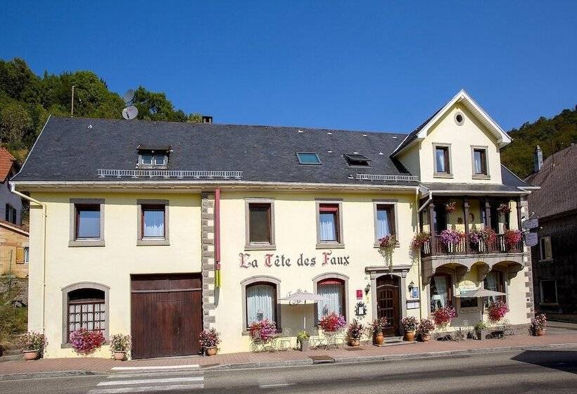 호텔 Logis Hôtel Restaurant La Tête Des Faux