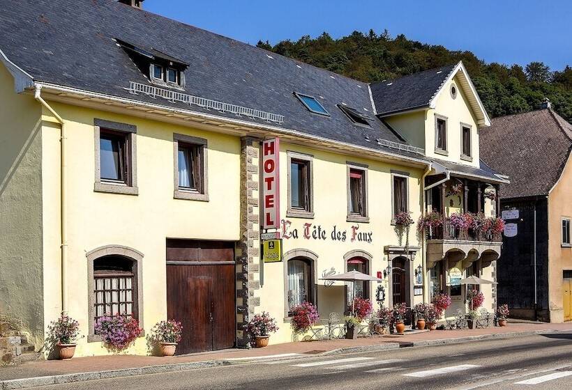 호텔 Logis Hôtel Restaurant La Tête Des Faux