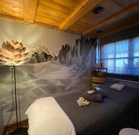 בית מלון כפרי Chalet Hôtel Du Mont Charvin & Spa