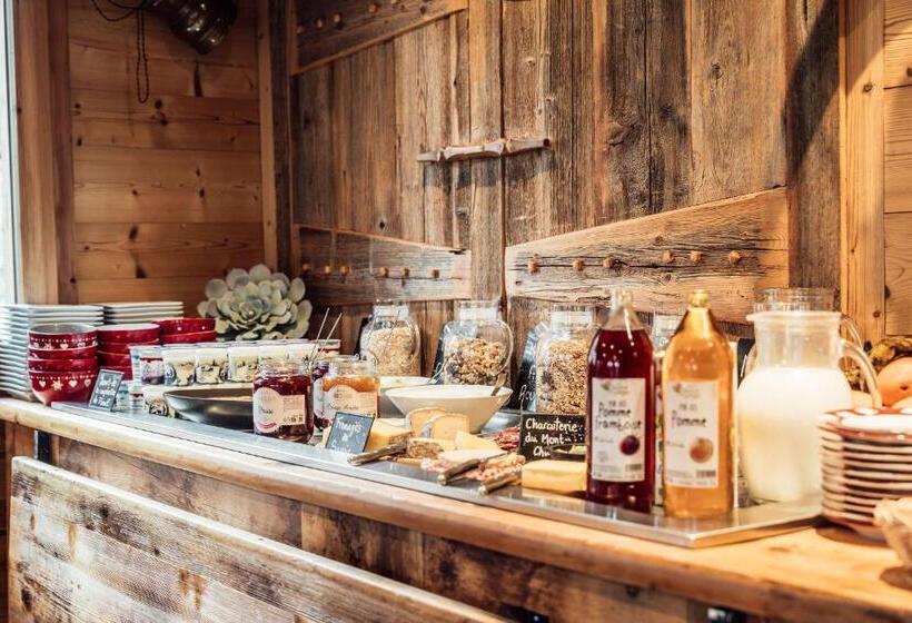 בית מלון כפרי Chalet Hôtel Du Mont Charvin & Spa