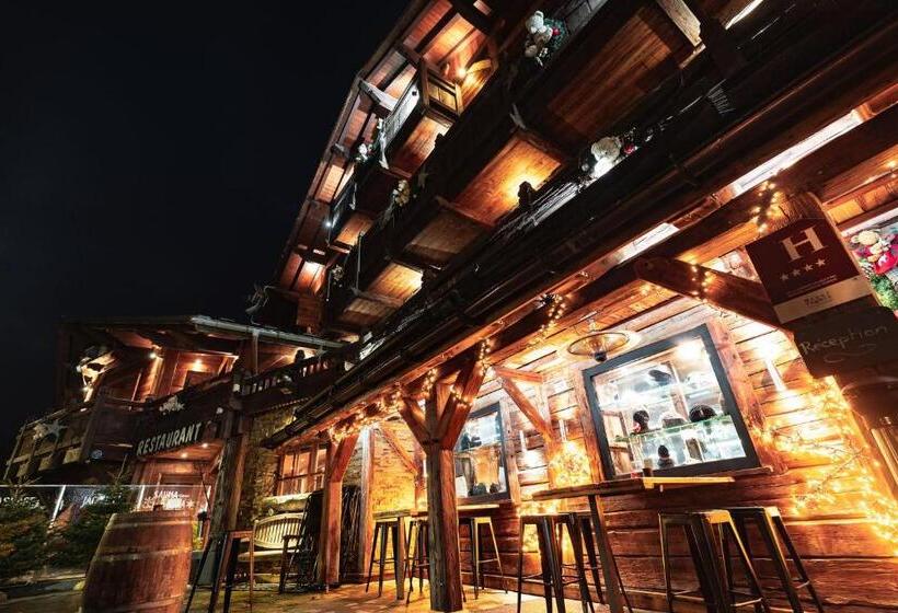 בית מלון כפרי Chalet Hôtel Du Mont Charvin & Spa