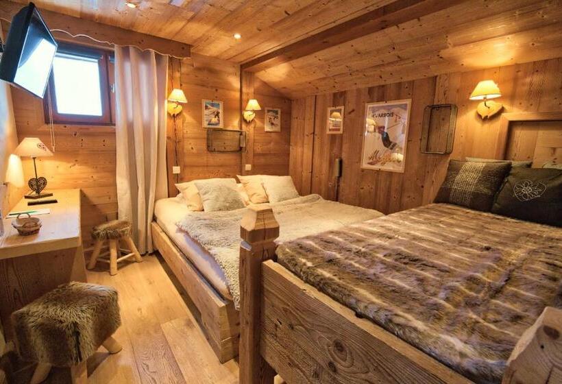 בית מלון כפרי Chalet Hôtel Du Mont Charvin & Spa