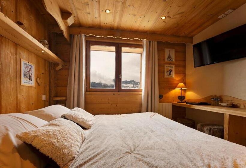 בית מלון כפרי Chalet Hôtel Du Mont Charvin & Spa