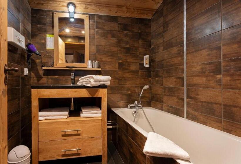 בית מלון כפרי Chalet Hôtel Du Mont Charvin & Spa