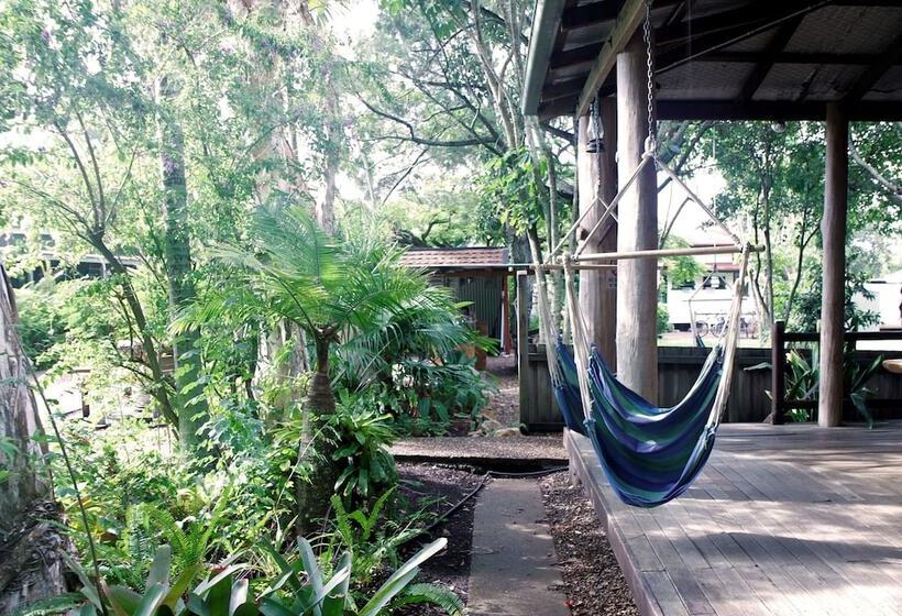 בית מלון כפרי Woolshed Eco Lodge