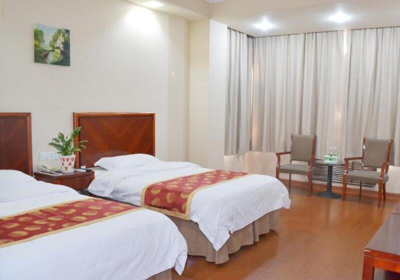 בית מלון כפרי Greentree Inn Shandong Laiwu West Laiwu Road Express
