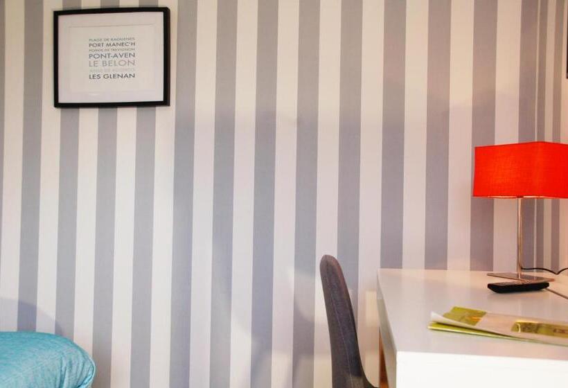 בית מלון כפרי Hôtel Du Port Et De L Aven