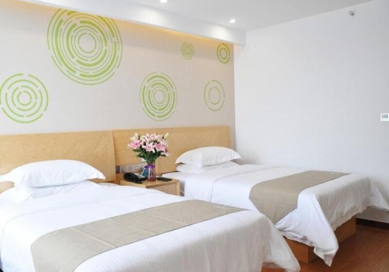 בית מלון כפרי Greentree Inn Henan Jiaozuo Mengzhou Huifeng Road Express