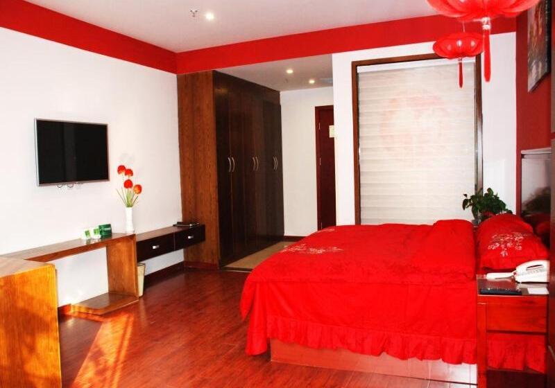 酒店 Greentree Inn Shandong Weifang Linqu Zhanqian Road Luchuan Business