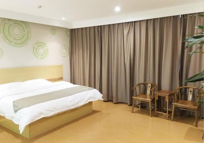 호텔 Greentree Inn Xingtai Qinghe County Wusong Park Business
