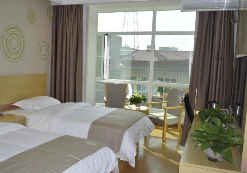 호텔 Greentree Inn Xingtai Qinghe County Wusong Park Business