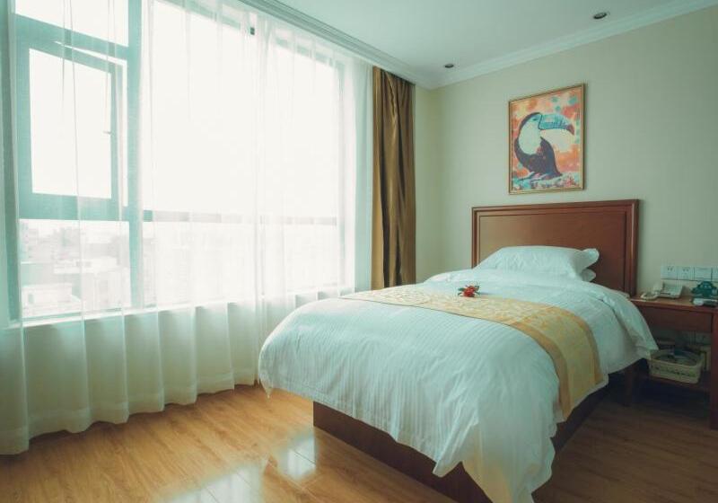 בית מלון כפרי Greentree Inn Henan Zhoukou Huaiyang County Longdu Avenue Xihe Square Express