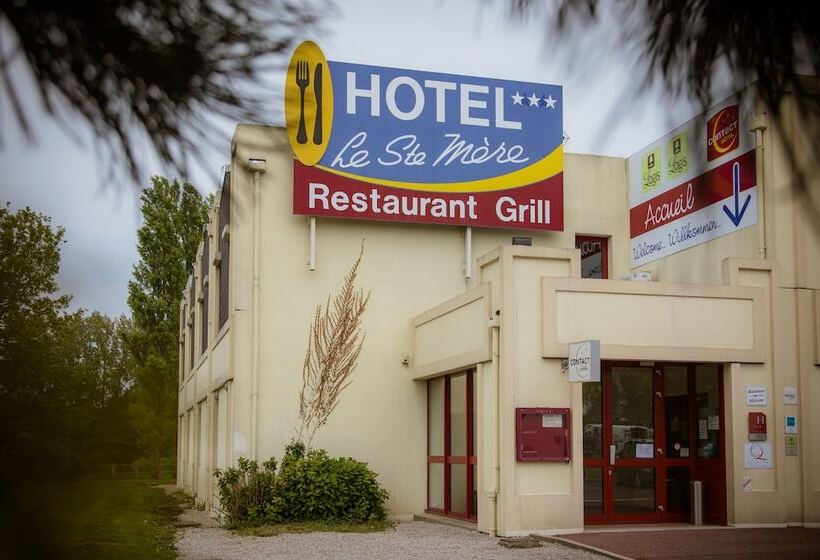 בית מלון כפרי Restaurant Le Sainte Mere