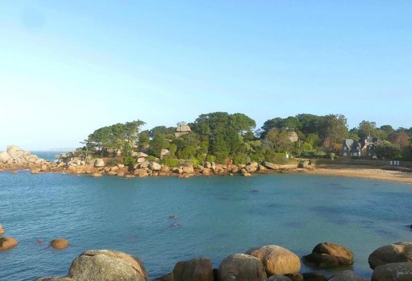 酒店 Logis Hôtel Saint Guirec Et De La Plage
