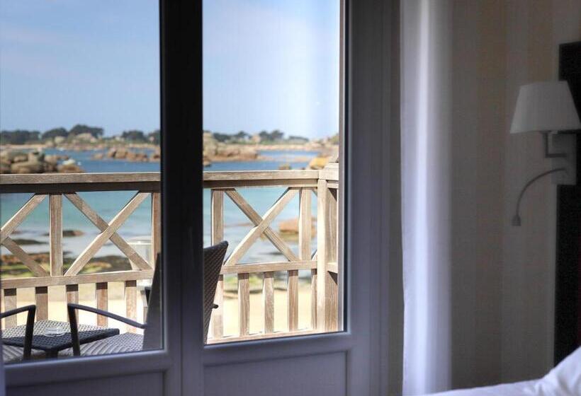 酒店 Logis Hôtel Saint Guirec Et De La Plage