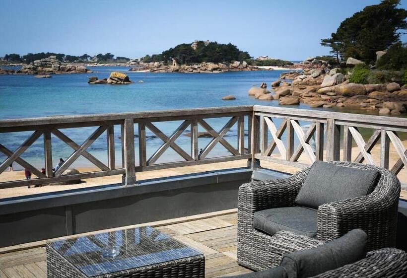 酒店 Logis Hôtel Saint Guirec Et De La Plage