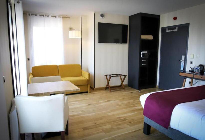 酒店 Logis Hôtel Saint Guirec Et De La Plage