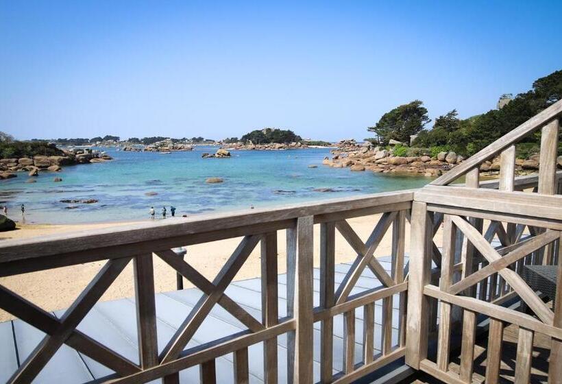 酒店 Logis Hôtel Saint Guirec Et De La Plage