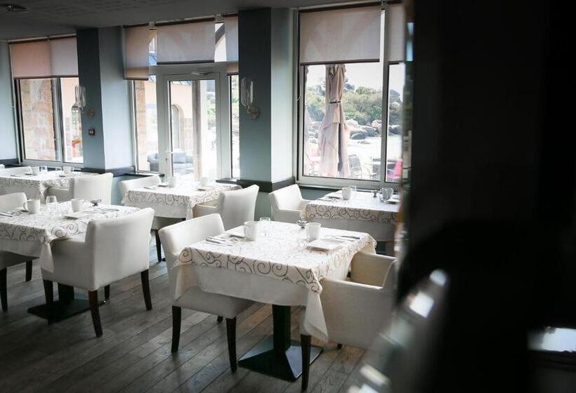 酒店 Logis Hôtel Saint Guirec Et De La Plage