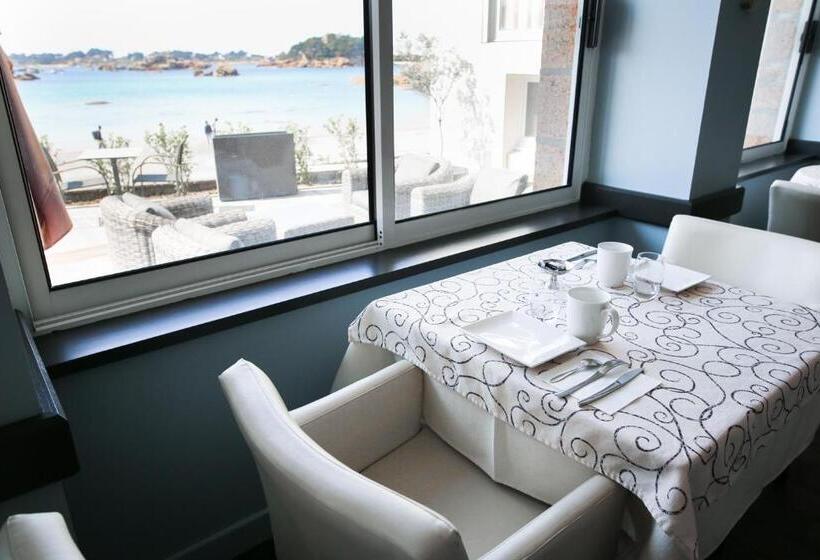 酒店 Logis Hôtel Saint Guirec Et De La Plage
