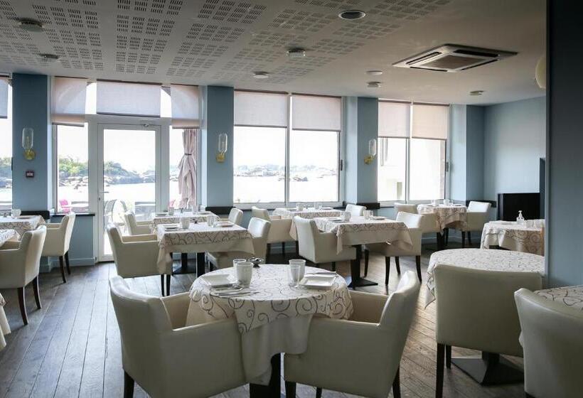 酒店 Logis Hôtel Saint Guirec Et De La Plage