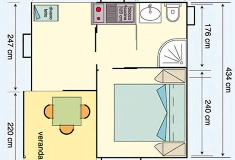 酒店 Villaggio Camping Duca Amedeo