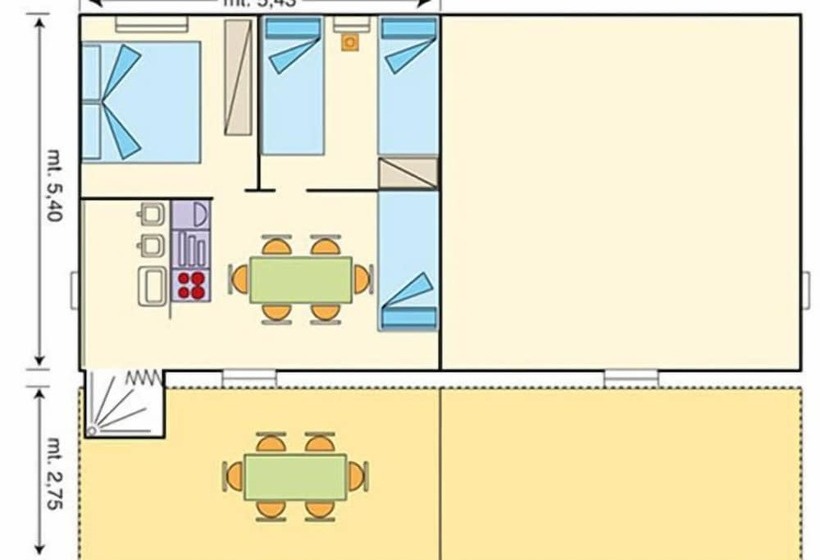 酒店 Villaggio Camping Duca Amedeo