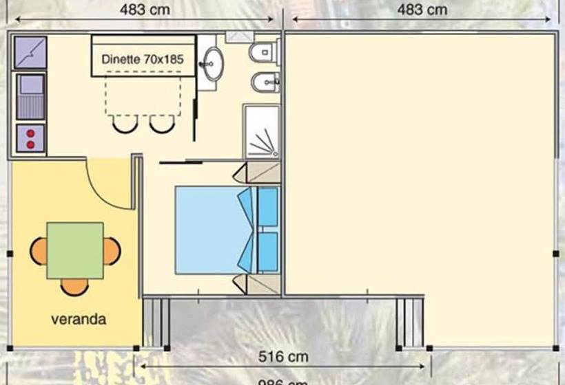 酒店 Villaggio Camping Duca Amedeo