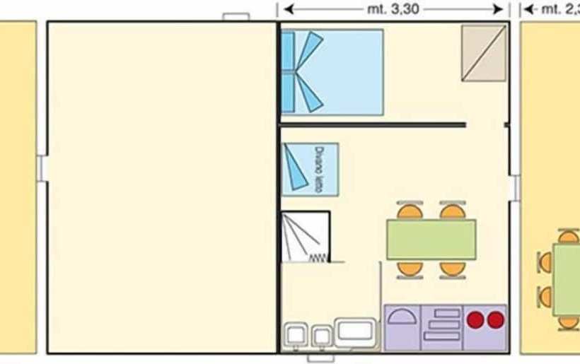 酒店 Villaggio Camping Duca Amedeo