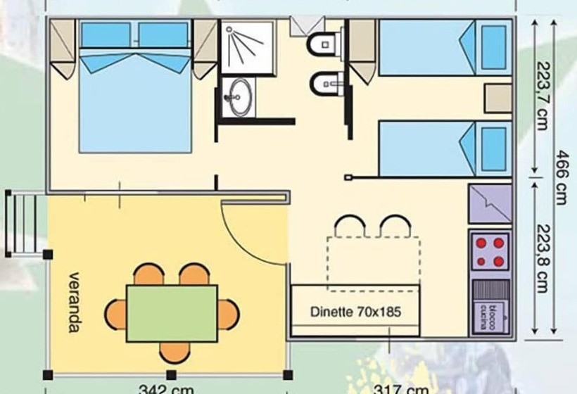 酒店 Villaggio Camping Duca Amedeo