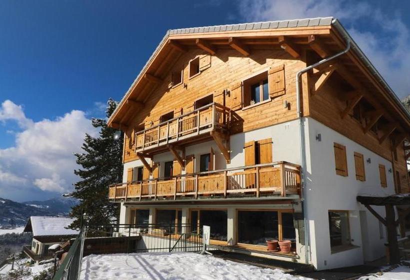בית מלון כפרי Chalet Mia  La Terrasse De Verchaix
