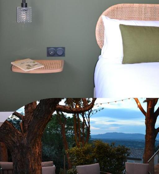 ホテル Hôtel La Garrigue & Bar Piscine