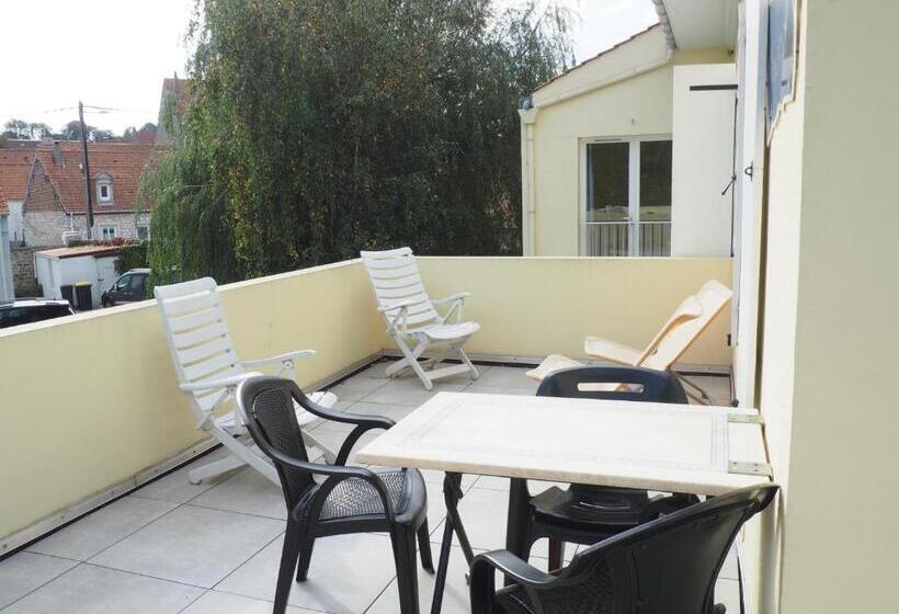 ホテル Hôtel Le Vivier Wissant   Centre Village   Côte D Opale   Baie De Wissant   2caps