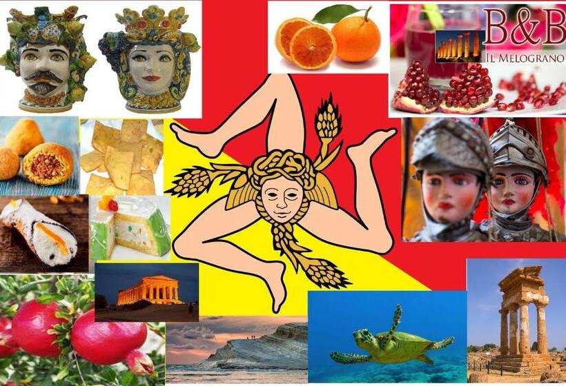 B&b Il Melograno Antico Con Terrazza E Giardino