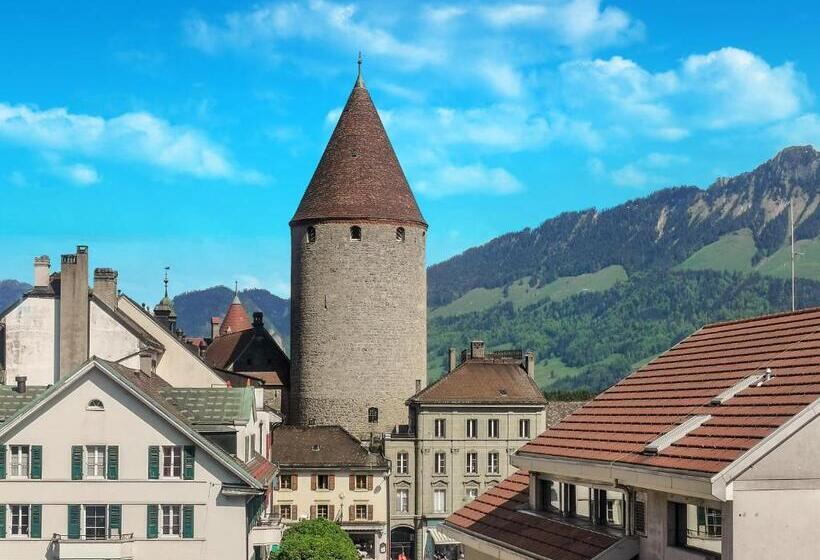 호텔 Des Alpes Bulle Center