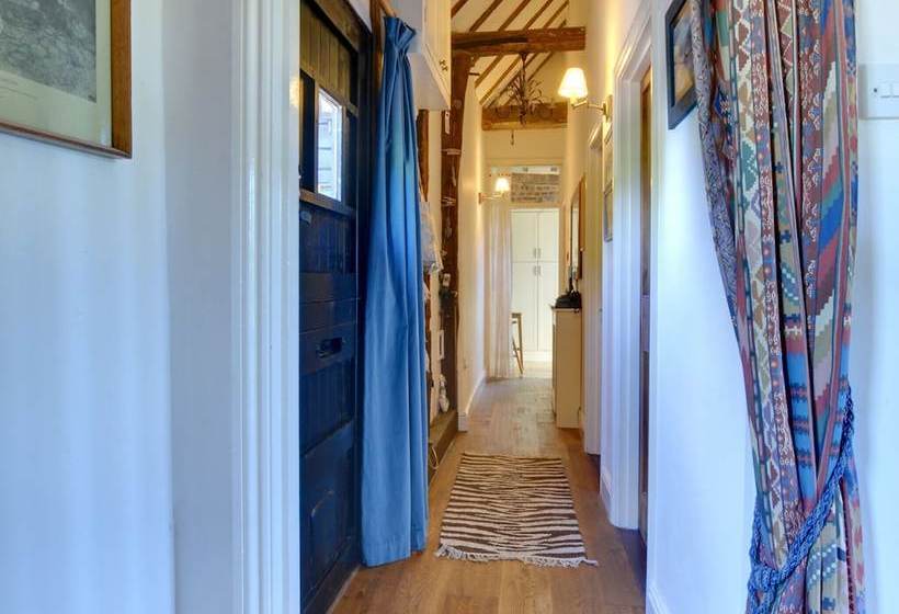 Converted Barn With Excellent Wooden Beams, High Ceiling And A Cosy Terrace