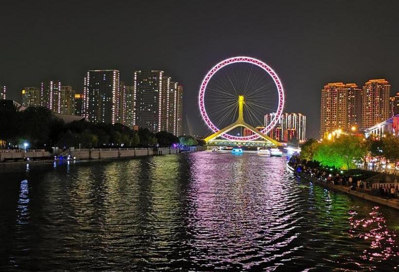 בית מלון כפרי 7days Premium Tianjin Ancient Culture Street Tianjin Eye Branch