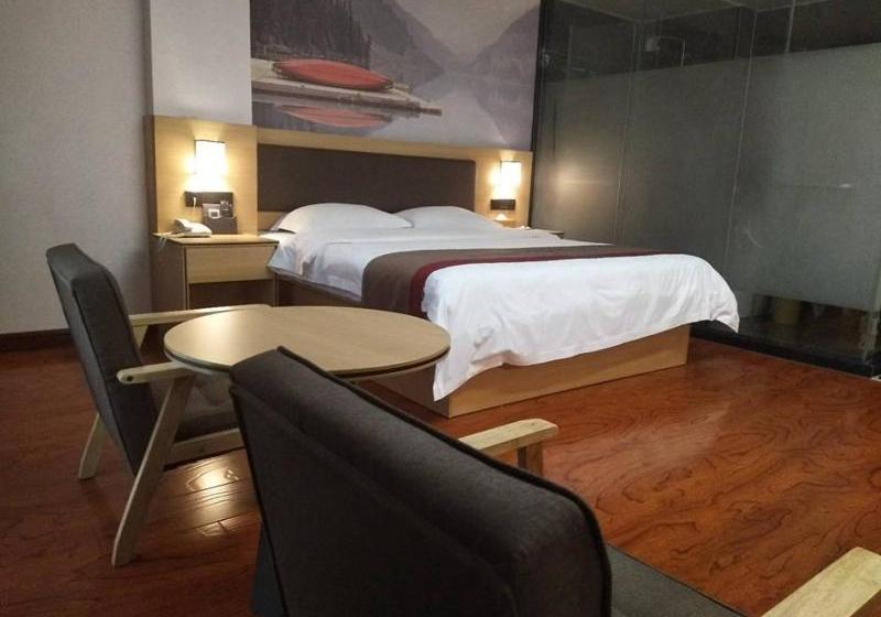 Thank Inn Chain Hotel Guangdong Heyuan Yuancheng District Heyuan Avenue North White Bailingtou Gaota