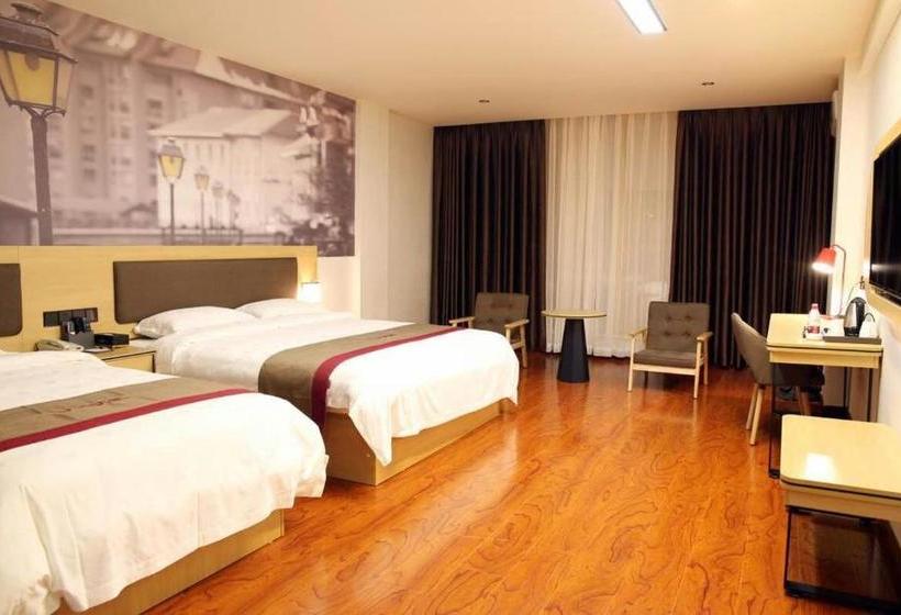 Thank Inn Chain Hotel Guangdong Heyuan Yuancheng District Heyuan Avenue North White Bailingtou Gaota