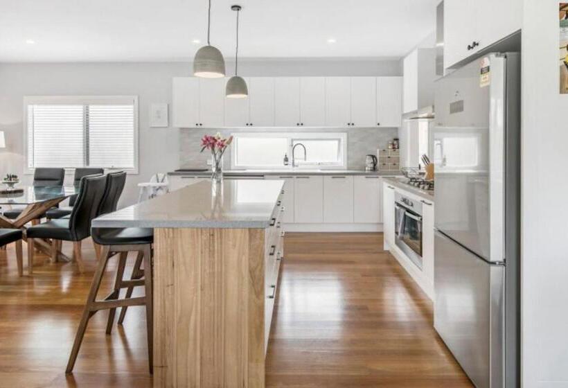 צימר Hale Kupa Rye Beach House Spa Table Tennis