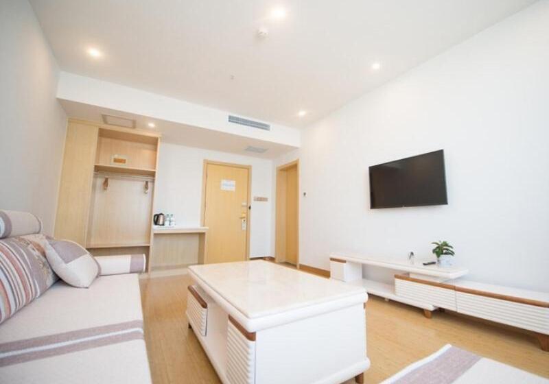 호텔 Greentree Inn Langfang City Wen An County Beach Town Anzu Road Business