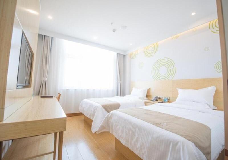 호텔 Greentree Inn Langfang City Wen An County Beach Town Anzu Road Business