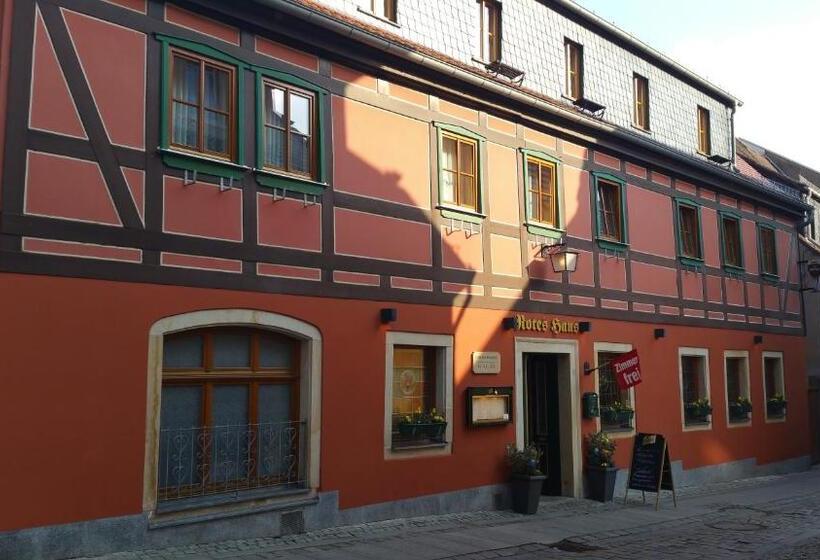 호스텔 Gasthaus& Pension Zum Roten Haus