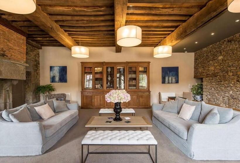 בית מלון כפרי Hôtel De L Abbaye Le Tronchet Saint Malo