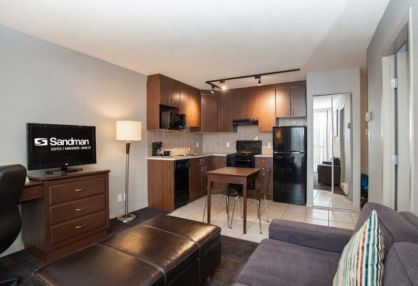 호텔 Sandman Suites Vancouver On Davie