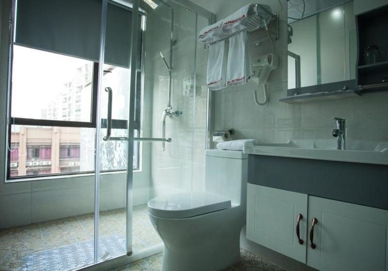 فندق Shell Guangxi Fangchenggang Port Area Lotte Commercial Pedestrian Street