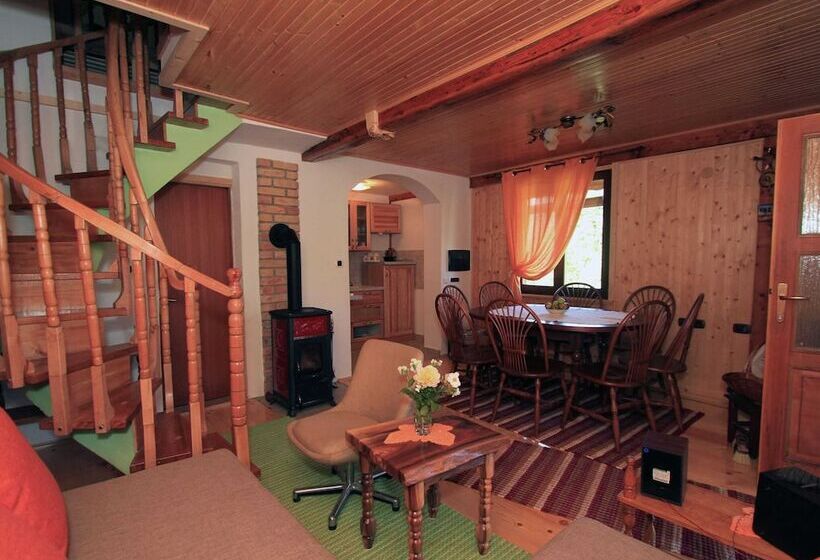 Traditional Wooden House By The River